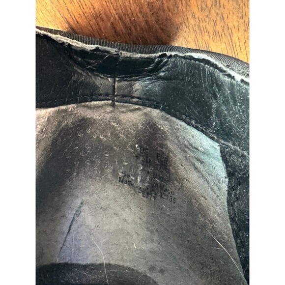 Black Leather Sam Edelman Ankle Boots Size 7 - Picture 7 of 7